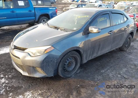 2014 Toyota Corolla Le z USA, uszkodzony, nr VIN 5YFBURHE6EP160396